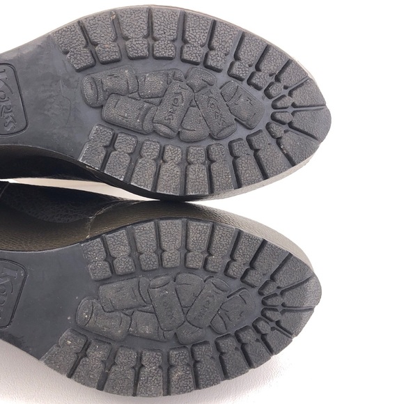 Korks Jenelle Oxford Lace-Up Platform Wedge Booties 7M - Picture 11 of 12